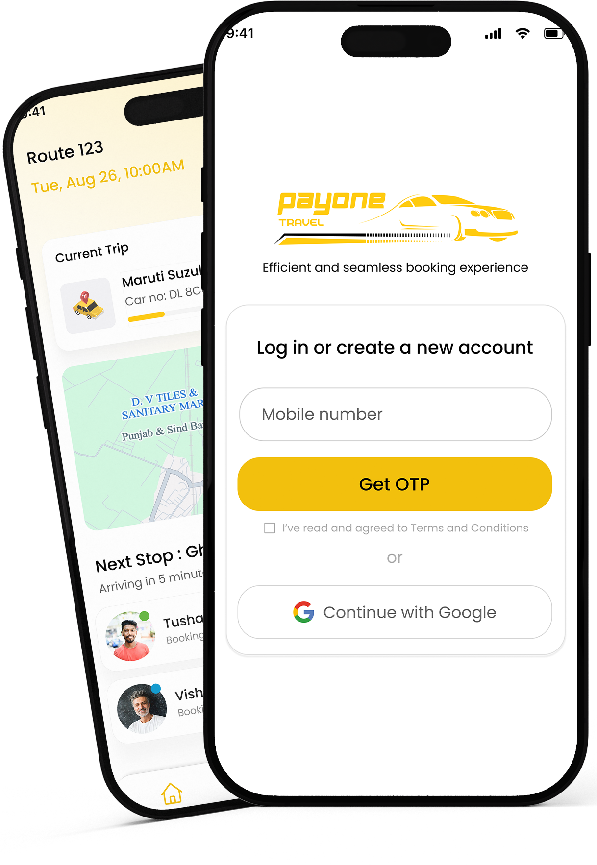 Payone Travel App in Action